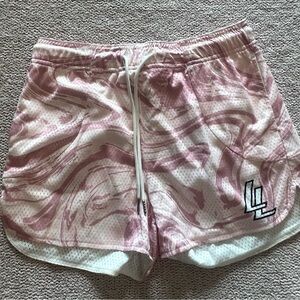 Lumber Legs Mesh Shorts - Pink Camo - Size M